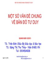 Một số vấn đề chung về Bản đồ tư duy