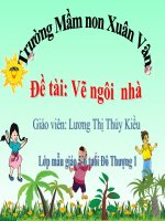 vẽ ngôi nhà của be