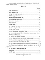 SKKNMột số biện pháp quản lý, chỉ đạo ứng dụng công nghệ thông tin trong trường mầm non Họa Mi