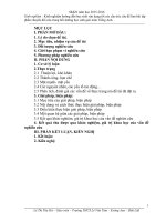 SKKN: Kinh nghiệm hướng dẫn học sinh vận dụng tốt các cấu trúc câu để làm bài tập phần chuyển đổi câu trong bồi dưỡng học sinh giỏi môn Tiếng Anh.