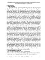 SKKN: Tạo hứng thú cho học sinh qua việc tổ chức trò chơi trong giờ học Lịch sử đối với học sinh khối 8, 9 tại trường Trung học cơ sở Nguyễn Trãi.