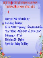 hoạt động âm nhạc