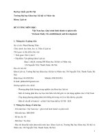 đề cương  Nam học: Quá trình hình thành và phát triển