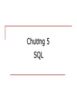 Chương 5 - SQL