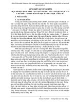 SKKN: Một số biện pháp Nâng cao chất lượng môn làm quen chữ cái cho trẻ 5-6 tuổi đối với học sinh dân tộc thiểu số