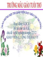 giáo án chữ cái h,k