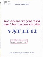 Tuyển tập các bài toán nâng cao vật lý 12