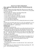 Đề cương QUẢN lý CHẤT THẢI rắn 