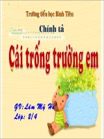 Tuần 5. Cái trống trường em
