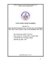 SKKN: MỘT SỐ BIỆN PHÁP ĐỂ NÂNG CAO KẾT QUẢ PCGDTHĐĐT MỨC ĐỘ 2, TIẾN TỚI ĐẠT CHUẨN PCGDTHĐĐT MỨC ĐỘ 3