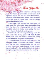 Nâng cao chất lượng lao động nông nghiệp ở huyện triệu phong, tỉnh quảng trị 