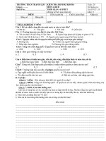 KIỂM TRA 1 TIẾT GIÁO DỤC CÔNG DÂN 6 HỌC KỲ II ĐỀ 3