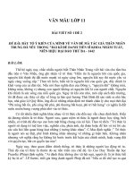 ĐỀ BÀI: BÀY TỎ Ý KIẾN CỦA MÌNH VỀ VẤN ĐỀ MÀ TÁC GIẢ THÂN NHÂN TRUNG ĐÃ NÊU TRONG BÀI KÍ ĐỀ DANH TIẾN SĨ KHOA NHÂM TUẤT, NIÊN HIỆU ĐẠI BẢO THỨ BA  1442
