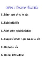 Slide bài giảng bảo hiểm