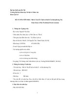 ĐỀ CƢƠNG MÔN HỌC: Một số vấn đề về lịch sử kinh tếxã hội phƣơng Tây