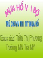 Trò chuyện thời tiết mùa hè