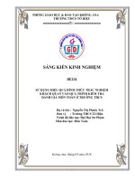 SỬ DỤNG HIỆU QUẢ HÌNH THỨC TRẮC NGHIỆM KHÁCH QUAN VÀO QUÁ TRÌNH KIỂM TRA ĐÁNH GIÁ MÔN TOÁN Ở TRƯỜNG THCS