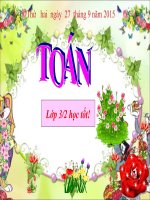 Bài toán giải bằng hai phép tính