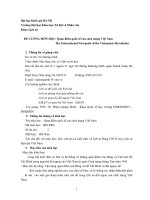 ĐỀ CƢƠNG MÔN HỌC: Quan điểm quốc tế của cách mạng Việt Nam