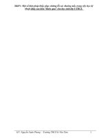 SKKN: MỘT SỐ BIỆN PHÁP KHẮC PHỤC NHỮNG LỖI SAI THƯỜNG MẮC TRONG VIỆC HỌC KỸ THUẬT NHẢY CAO KIỂU  “ BƯỚC QUA” CHO HỌC SINH LỚP 8 THCS