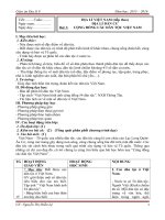 GIÁO ÁN ĐỊA LÝ KHỐI 9 THEO CHUẨN KIẾN THỨC TRỌN BỘ