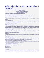 tài liệu sở hữu và thừa kế