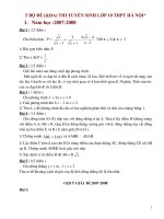 5 bộ đềthi vào 10 hà nội 2007 2013