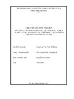 XÂY DỰNG mô HÌNH HƯƠNG ước, QUY ước bảo vệ môi TRƯỜNG với sự THAM GIA của CỘNG ĐỒNG tại LÀNG lụa vạn PHÚC hà ĐÔNG,TP  hà nội 