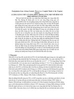 LƯỢNG GIÁNG THỦY từ SÓNG ĐÔNG TRONG CÙNG một mô HÌNH với NHIỆT đới đại tây DƯƠNG 