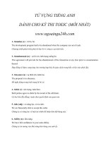 Từ  Vựng toeic part7