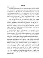 Một số giải pháp hoàn thiện hoạt động chuỗi cung ứng tại công ty trách nhiệm hữu hạn giày dép tân hợp đến năm 2020