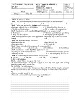 KIỂM TRA 1 TIẾT GIÁO DỤC CÔNG DÂN 6 HỌC KỲ II ĐỀ 2