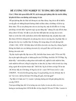 ĐỀ CƯƠNG tốt NGHIỆP tư TƯƠNG hồ CHÍ MINH 