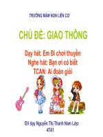 Giáo dục âm nhạc - Nguyễn thị thanh Nam