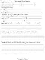 Mười đề ôn tập toán 4