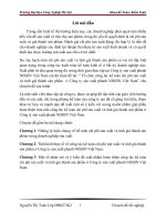 Tổ chức công tác kế toán chi phí sản xuất và tính giá thành sản phẩm  ở Công ty sản xuất phanh NISSIN Việt Nam