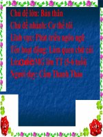 giáo án làm quen chữ cái a, ă, â