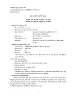 ĐỀ CưƠNG MÔN HỌC Nghiên cứu gia đình và giới ở Việt Nam