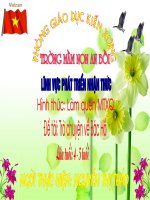 giáo an trò chuyện về Bác Hồ