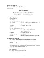 ĐỀ CƢƠNG MÔN HỌC Thành phần tộc ngƣời và quan hệ dân tộc ở Việt Nam