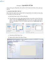 Chương 9 : TẠO BẢN VẼ 2D