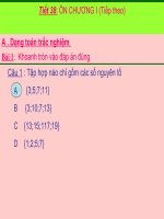 Ôn tập Chương I. Ôn tập và bổ túc về số tự nhiên