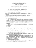 Don yeu cau cong nhan sang kien