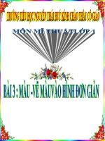 Bài 3. Màu và vẽ màu vào hình đơn giản