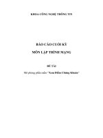 Đồ án Lập trình mạng nâng cao ( FTP VERSION )