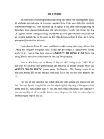 Tìm hiểu công tác quản lý chất thải rắn và đề xuất biện pháp quản lý phù hợp trên địa bàn thị trấn tứ kỳ, huyện tứ kỳ, tỉnh hải dương 