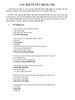 Đố vui tết trung thu