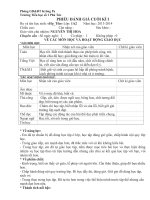 PHIẾU ĐÁNH GIÁ HỌC SINH LỚP 1 THEO VNEN