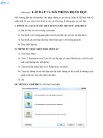 Chương 8: LẮP RÁP VÀ MÔ PHỎNG ĐỘNG HỌC