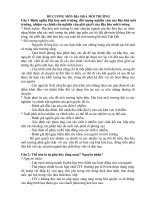 ĐỀ CƯƠNG môn địa HOÁ môi TRƯỜNG 